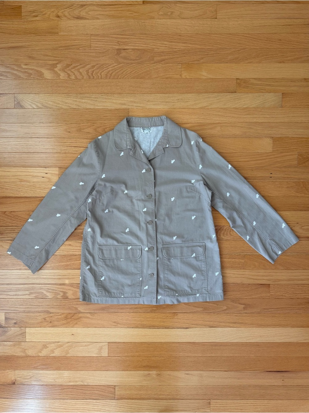Vintage 1970s Marimekko Cloud Print Cotton Jacket